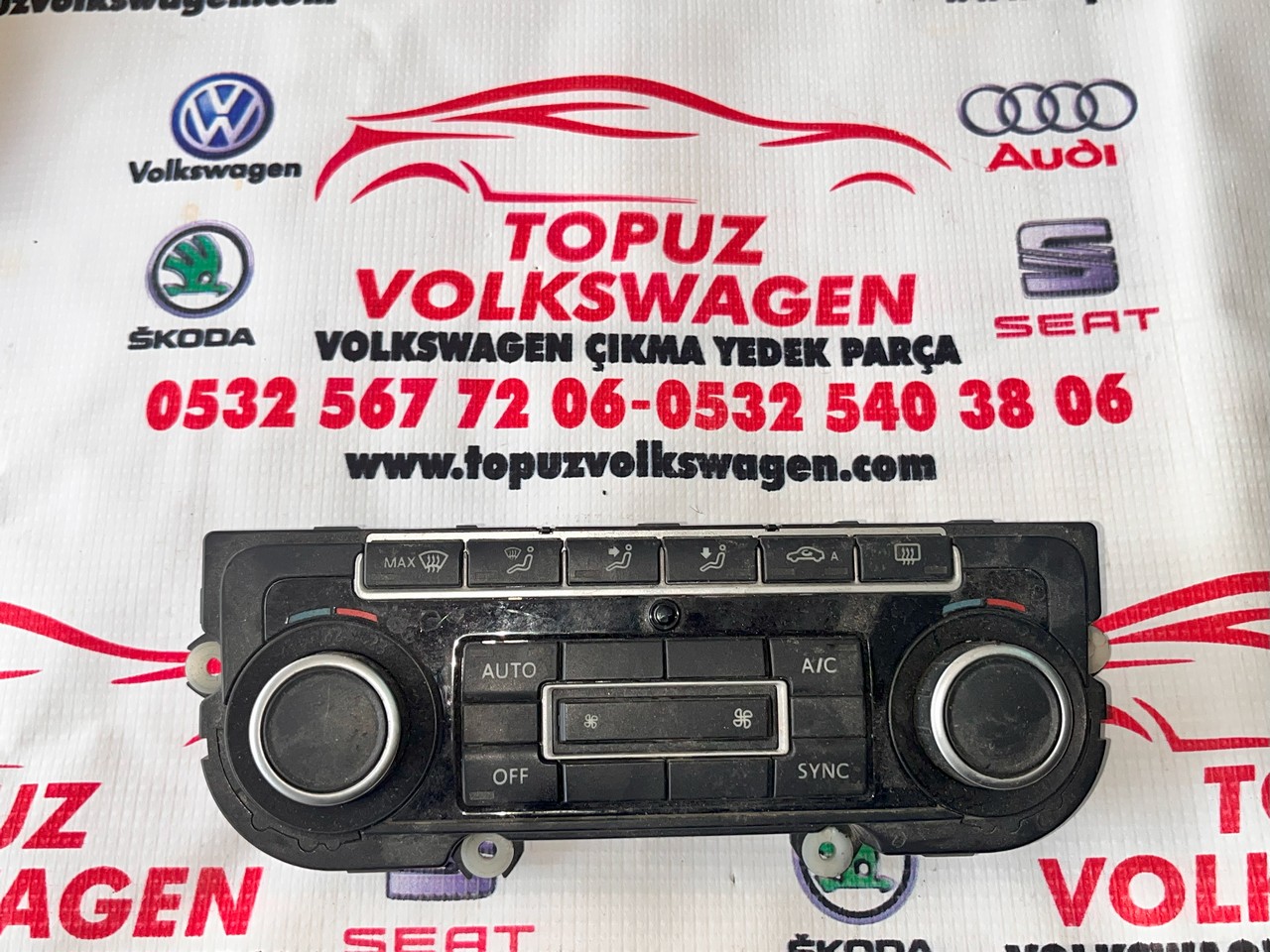 VOLKSWAGEN TİGUAN KLİMA KONTROL PANELİ KLİMATRONİK ÇIKMA 5K0907044GJ 5HB009746-90 VOLKSWAGEN TİGUAN KLİMA KONTROL PANELİ KLİMATRONİK ÇIKMA 5K0907044GJ 5HB009746-90