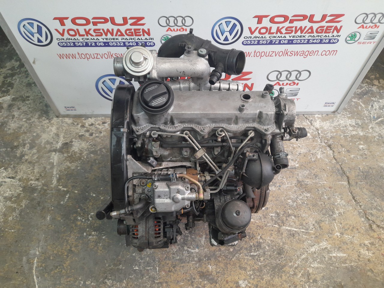 AUDİ A3 1.9 TDİ DİZEL AGR ALH 110 LUK ORJİNAL ÇIKMA MOTOR KOMPLE DOLU AUDİ A3 1.9 TDİ DİZEL AGR ALH 110 LUK ORJİNAL ÇIKMA MOTOR KOMPLE DOLU