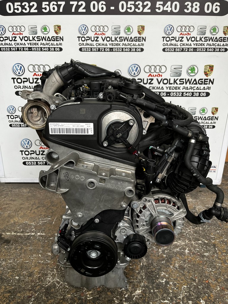 SKODA SÜPERB 1.5 TSİ ACT DPC DAD ORJİNAL ÇIKMA DOLU MOTOR SKODA SÜPERB 1.5 TSİ ACT DPC DAD ORJİNAL ÇIKMA DOLU MOTOR